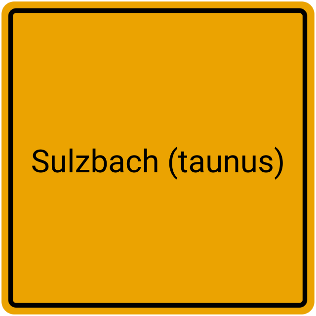 Meldebestätigung Sulzbach (Taunus)